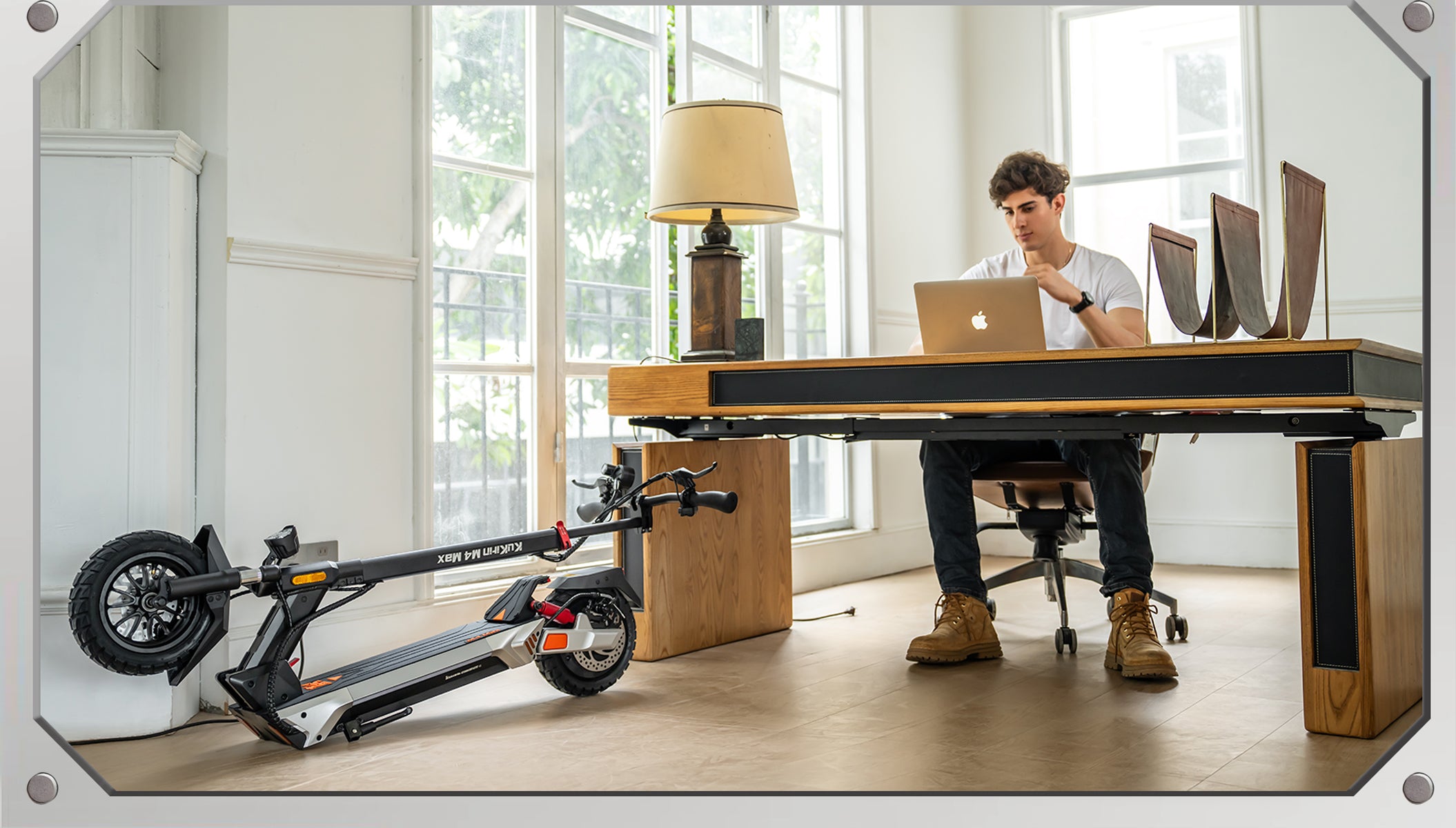 KuKirin M4 Max Budget Electric Scooter with 10 Inch Tubeless Tires