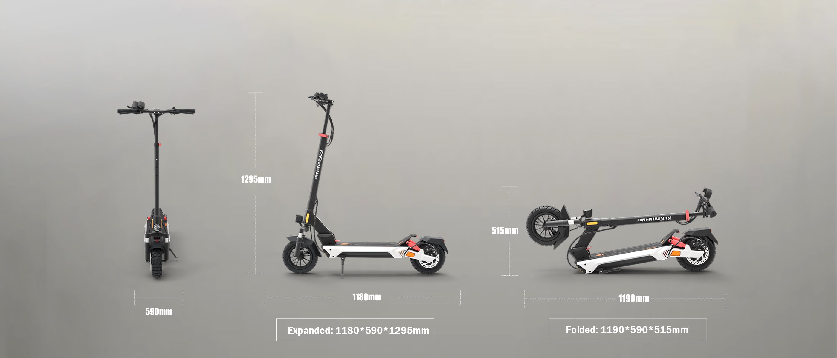 KuKirin M4 Max Portable Electric Scooter with Easy Folding Mechanism