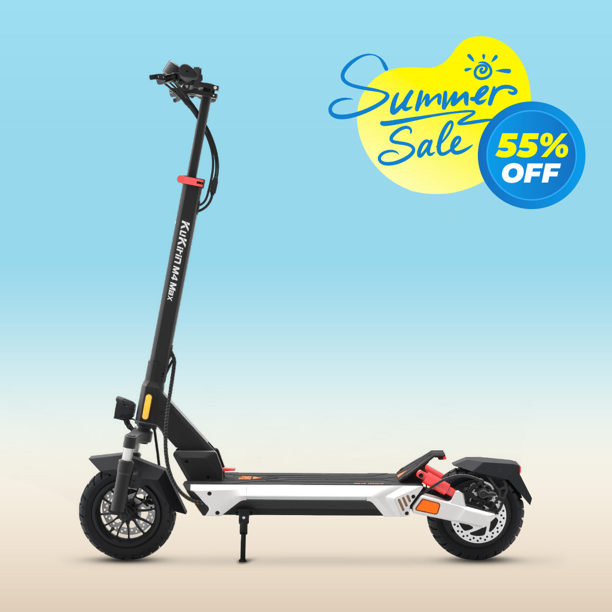 KuKirin M4 Max Electric Motor Scooter for Adults with 800W Motor and 45 kmh Speed