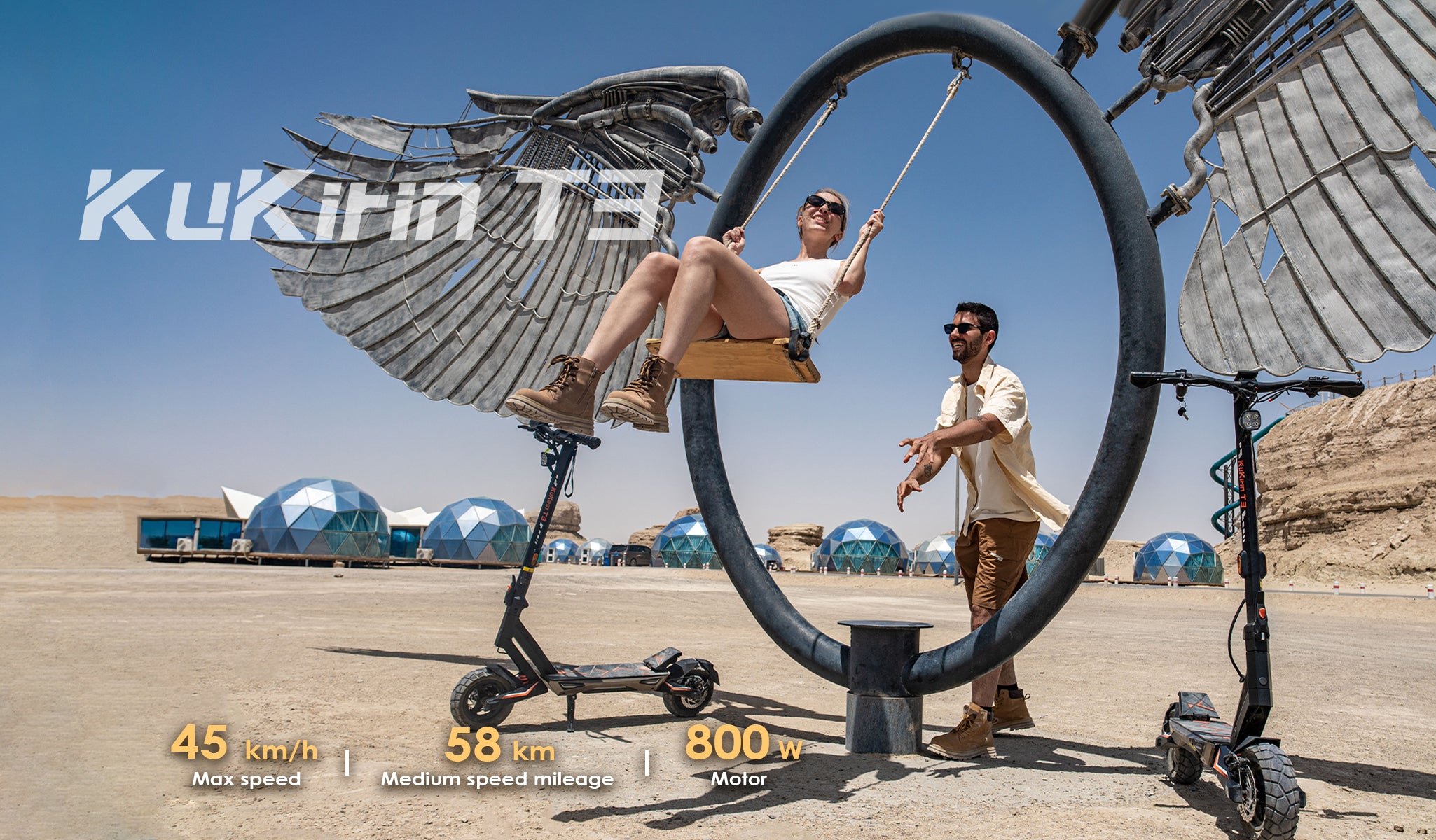 KuKirin T3 Budget Electric Scooter For Adults With Sleek Frame And 800W Motor