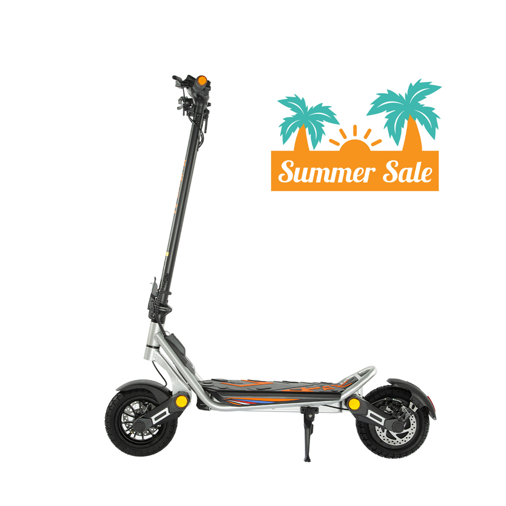 KuKirin A1 best commuter scooter-Silver color