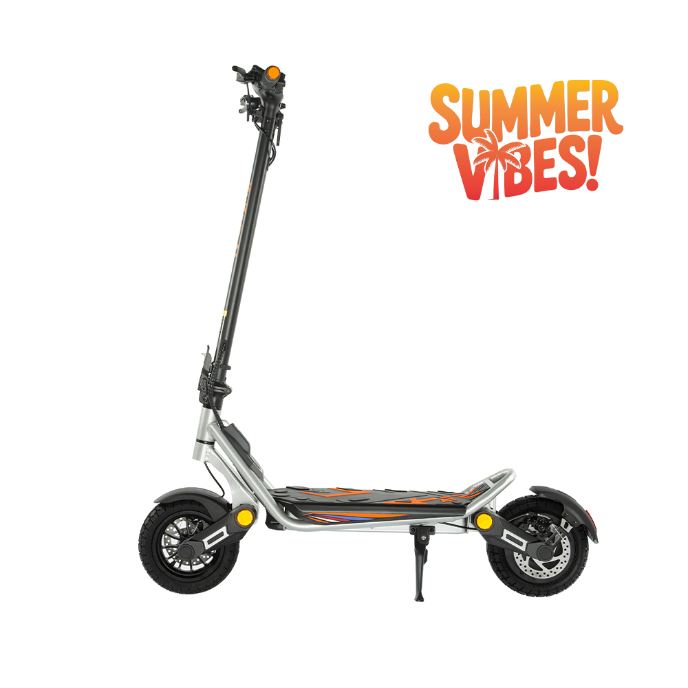 KuKirin A1 best commuter scooter-Silver color