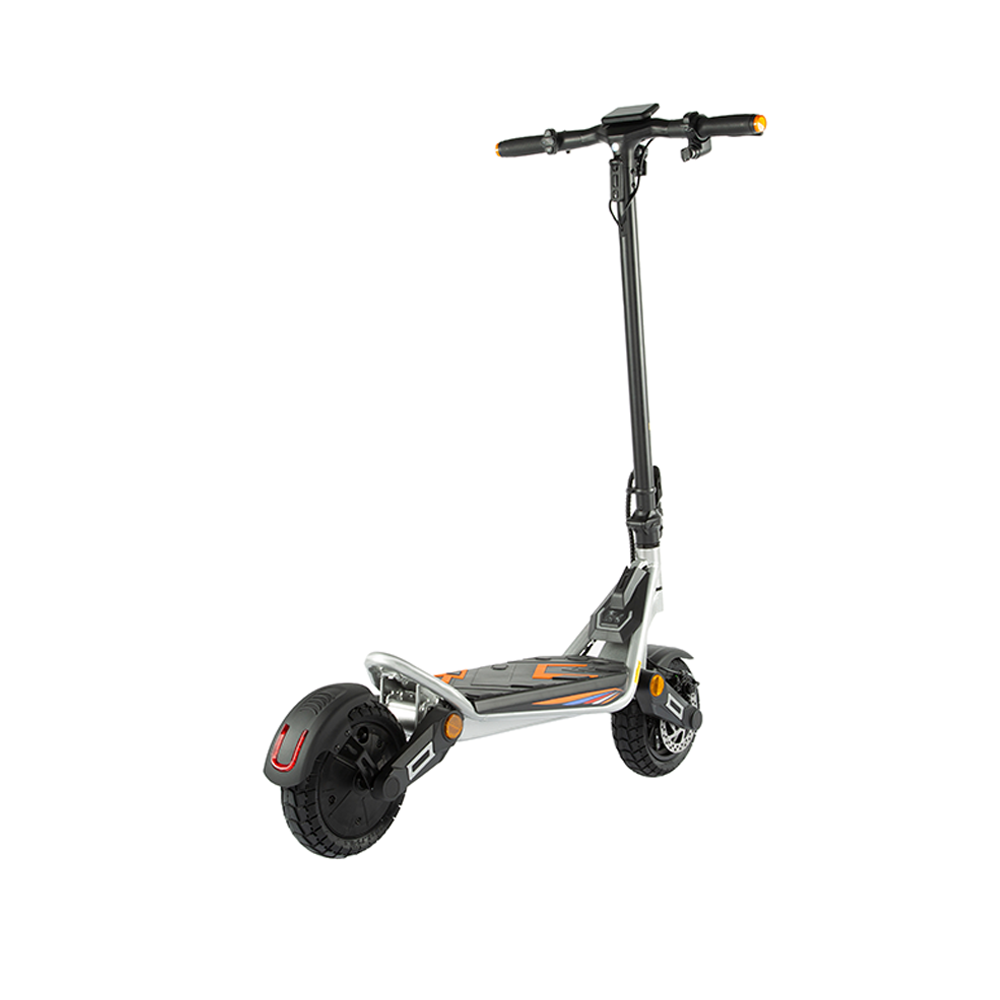 KuKirin A1 electric commuter scooter-Silver color