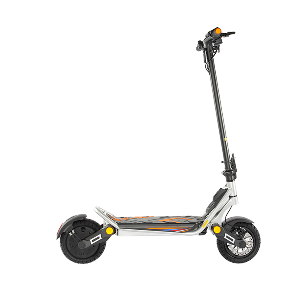 KuKirin A1 lightweight electric scooter-Silver color