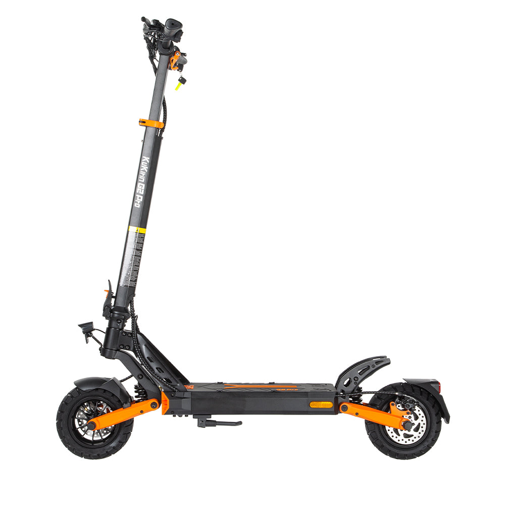 KuKirin G2 Pro 48V 15.6Ah battery close up 65 km range 20 km/h speed 500W ABE e-scooter