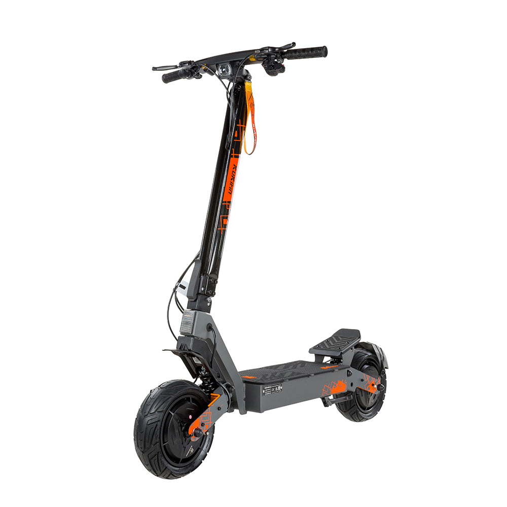 Dual 1000w Electric Motors on Front and Rear Wheels of Kukirin G4 Ultra Fast E-Scooter