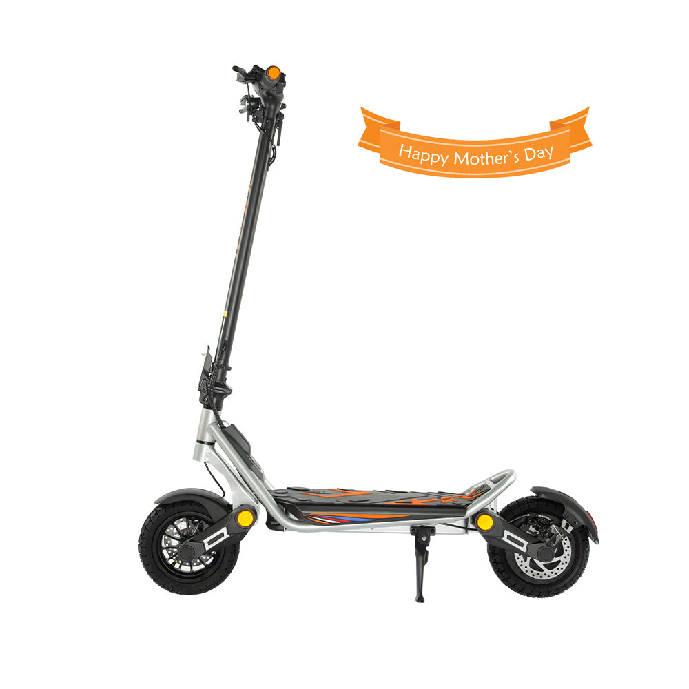 KuKirin A1 electric commuter scooter-Silver color