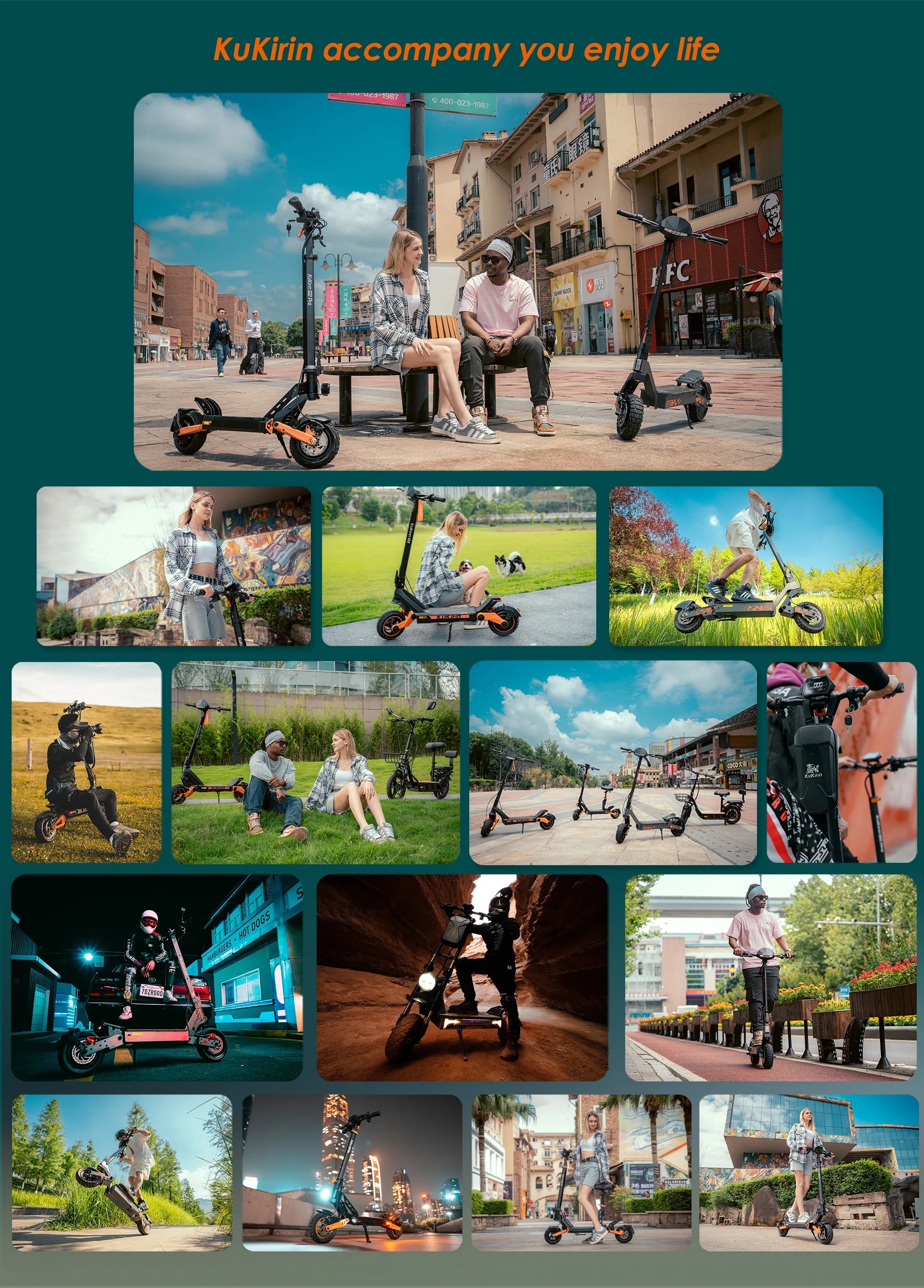 Ergonomic Detachable Cushion On KuKirin G2 Pro Electric Scooters With A Seat
