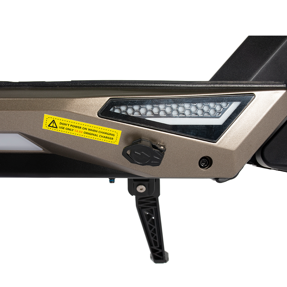 KuKirin T3 Off Road Electric Scooters-Customizable Chroma-Side Lights