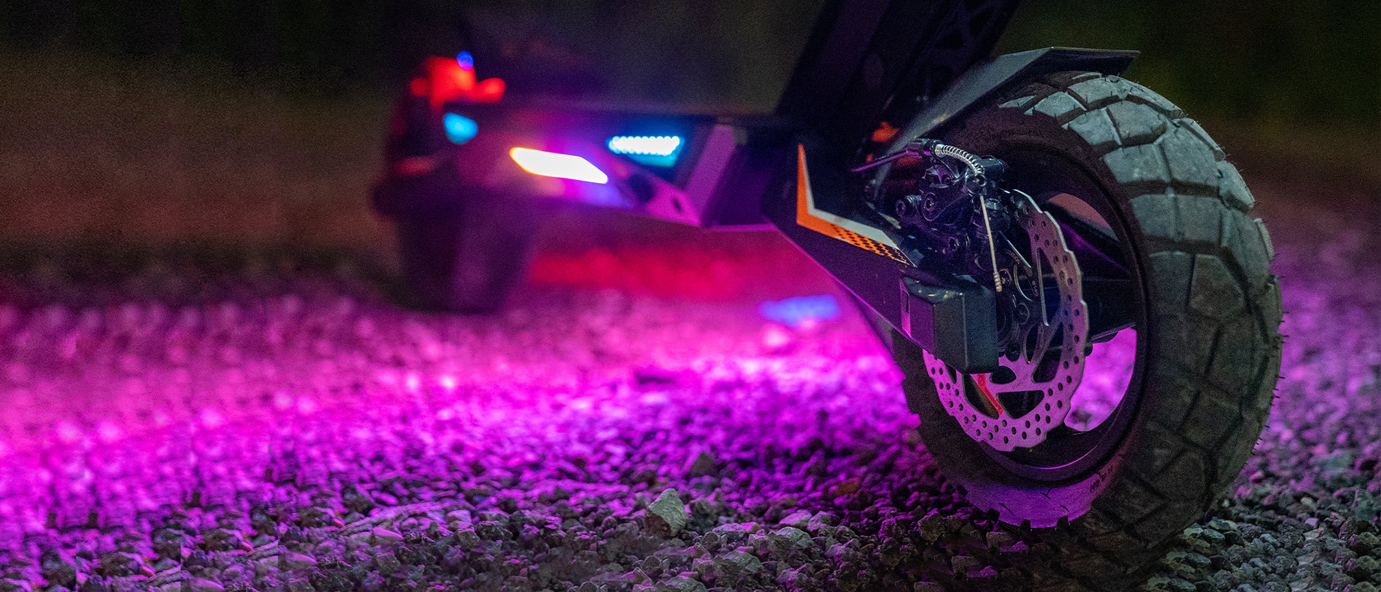 KuKirin T3 Fast E Scooter With Cyber RGB Side Lighting For Adult Riders