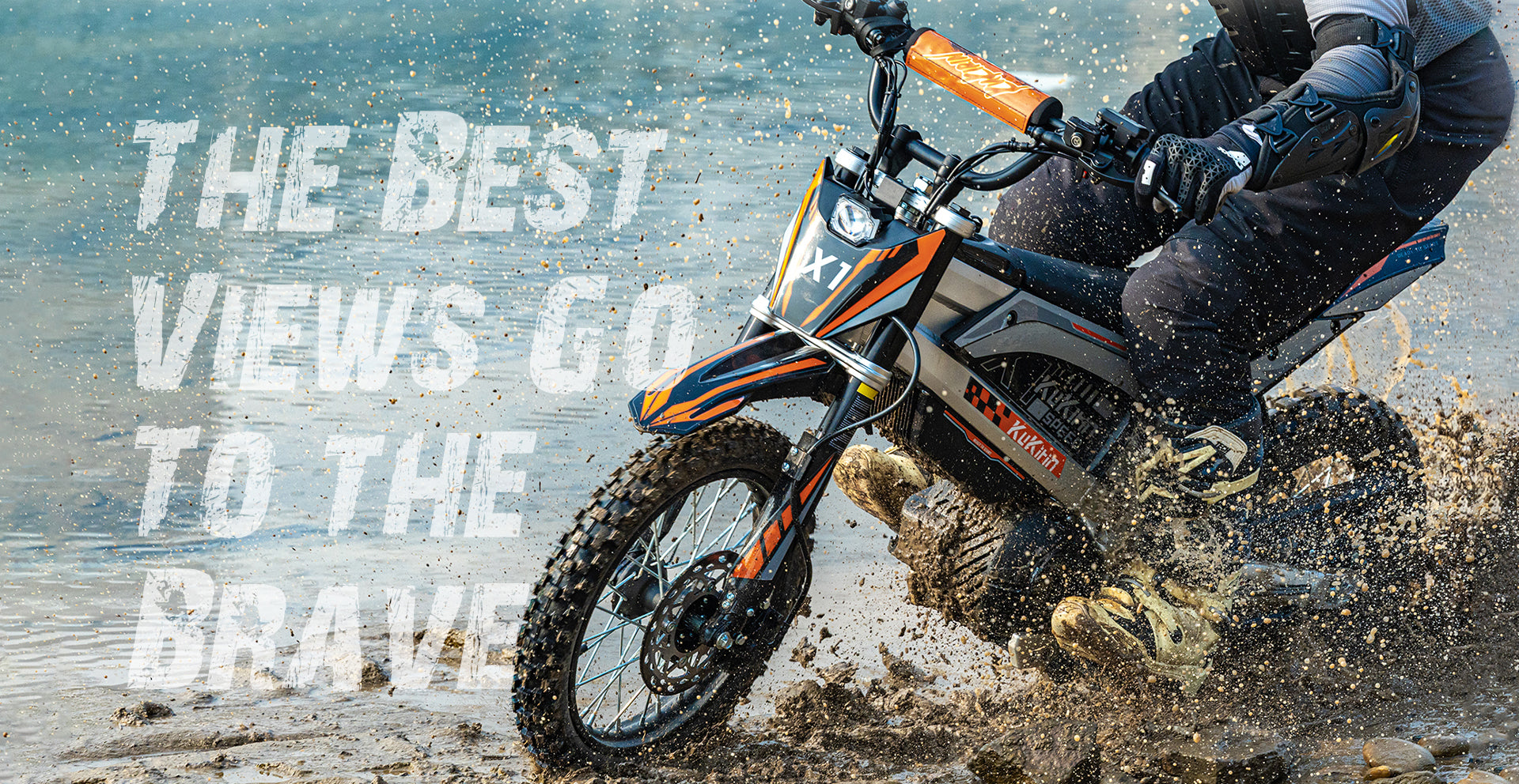 KuKirin X1 E-Dirt Bike Designed With 48V 20.8Ah Lithium Battery And IP65 Waterproof Rating