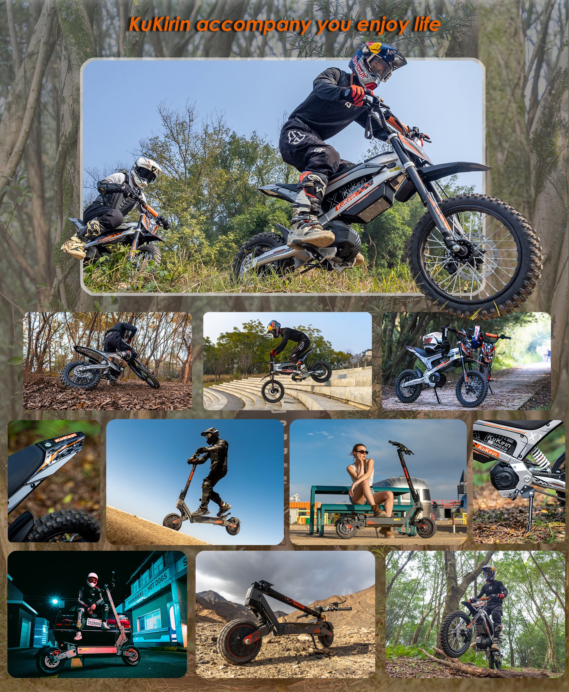 KuKirin X1 Electric Dirt Bike For Adults Supporting Up To 120 Kg Capacity And 40 Km Range