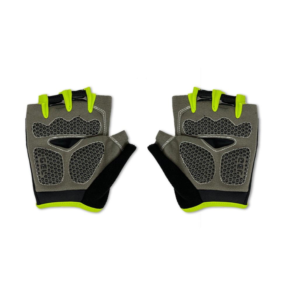 Black & Green Cycling Gloves