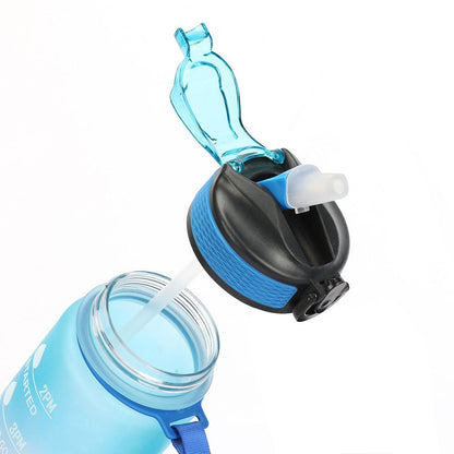 Sports Water Bottle with Straw