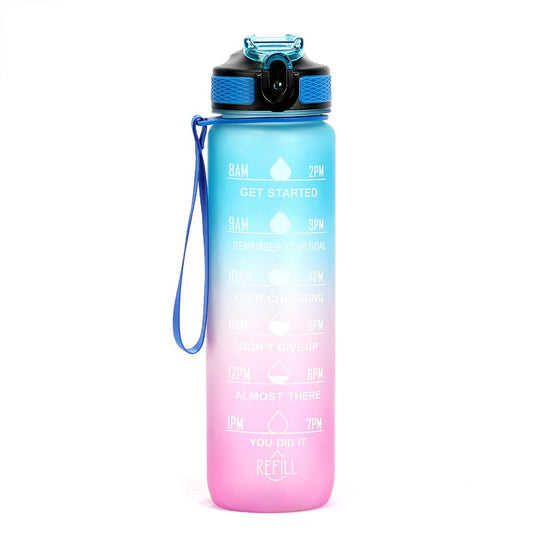 Sports Water Bottle with Straw